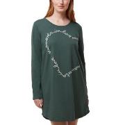 Triumph Long Sleeve Nightdress NDK 03 Mörkgrön 40 Dam