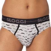 Sloggi Kalsonger 2P Men GO Movember Mini Svart/Vit bomull X-Large Herr