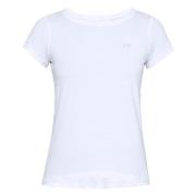 Under Armour Heatgear Armour T-shirt Vit polyester Medium Dam