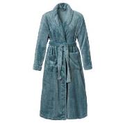 Trofe Braid Fleece Robe Turkos polyester XX-Large Dam