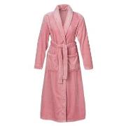 Trofe Solid Silkfleece Robe Ljusrosa polyester Medium Dam