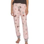 PJ Salvage Livin On The Edge Pants Rosa Mönstrad X-Large Dam