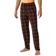 Schiesser Mix Plus Relax Long Pants Röd Mönster bomull 48 Herr