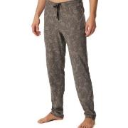 Schiesser Mix Plus Relax Long Pants Brun Mönster bomull 56 Herr