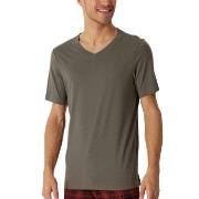 Schiesser Mix Plus Relax T Shirt Brun 54 Herr