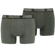 Puma Kalsonger 2P Basic Boxer Grön bomull XX-Large Herr