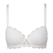 Trofe Julia Lace Padded Bra BH Vit polyamid B 75 Dam