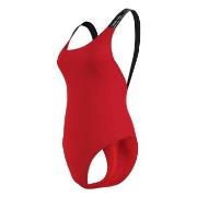 Calvin Klein Pure Swim One Piece Röd Small Dam