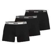 BOSS Kalsonger 3P Power Boxer Brief Svart bomull Small Herr