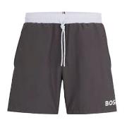 BOSS Badbyxor Starfish Swim Shorts Grå polyester Large Herr