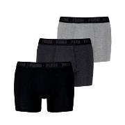 Puma Kalsonger 3P Men Everyday Boxer Svart/Grå bomull X-Large Herr