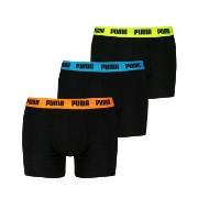 Puma Kalsonger 3P Men Everyday Boxer Svart/Orange bomull X-Large Herr