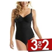 Damella Liza Swimsuit Svart B 46 Dam