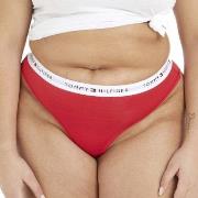 Tommy Hilfiger Trosor Curve LOGO Waistband Thong Röd 3XL Dam