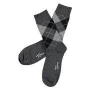 Topeco Strumpor Mens Classic Socks Argyle Antracit Strl 41/45 Herr