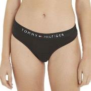 Tommy Hilfiger Trosor Thongs Svart ekologisk bomull 3XL Dam