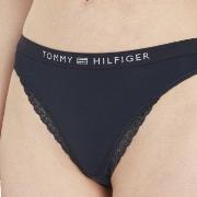 Tommy Hilfiger Trosor Tonal Logo Lace Briefs Marin Large Dam