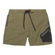 Panos Emporio Badbyxor Tech Boardshorts Mörkgrön polyamid Medium Herr