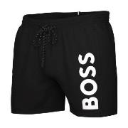 BOSS Badbyxor Swimshorts Octopus Svart polyamid Medium Herr