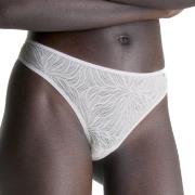 Calvin Klein Trosor Sheer Marquisette Lace Thong Vit polyamid X-Large ...