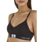 Calvin Klein BH CK96 String Bralette Svart bomull X-Small Dam