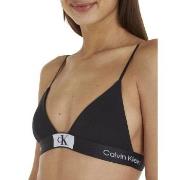 Calvin Klein BH CK96 Triangle Bra Svart bomull X-Large Dam