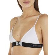 Calvin Klein BH CK96 Triangle Bra Vit bomull Large Dam