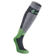 Seger Strumpor Byggmark Mid Compression Sock Svart/Grön Strl 46/48