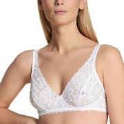 Calida BH Natural Comfort Lace Soft Bra Vit polyamid A 85 Dam