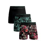 Muchachomalo Kalsonger 3P Cotton Stretch Boxer Röd/Grön bomull XX-Larg...