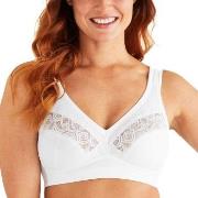 Swegmark BH Pure Grace Soft Bra Vit polyamid B 90 Dam