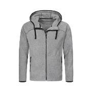 Stedman Power Fleece Jacket For Men Grå polyester Large Herr