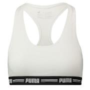 Puma BH Iconic Racer Back Bra Vit Small Dam
