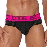 Code 22 Kalsonger Motion Push-Up Brief Svart/Rosa Medium Herr