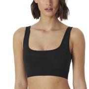 Schiesser BH Bustier Seamless Top Svart polyamid X-Large Dam