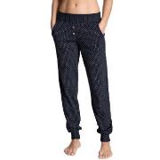 Calida Favourites Dreams Pants With Cuff Mörkblå bomull X-Large Dam