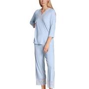 Calida Elegant Dreams Medium Short Pyjama Ljusblå modal XX-Small Dam