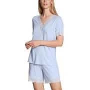 Calida Elegant Dreams Short Pyjama Ljusblå modal XX-Small Dam