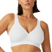 NATURANA BH Athleisure Soft Bra Vit bomull D 85 Dam