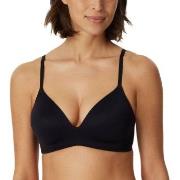 Schiesser BH Invisible Soft Bra With Underwired Bra Svart B 85 Dam