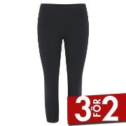 Decoy Capri Leggings Svart ekologisk bomull Large Dam