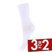 Decoy Strumpor 3P Bamboo Thin Socks Vit Strl 37/41 Dam