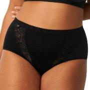 Sloggi Trosor 4P Chic Maxi Lace Briefs Svart bomull 52 Dam