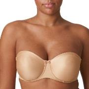 PrimaDonna BH Satin Non Padded Strapless Bra Beige F 75 Dam