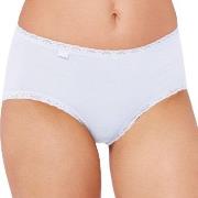 Sloggi Trosor 3P 24 7 Cotton Lace Midi Briefs Vit bomull 50 Dam