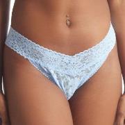 Hanky Panky Trosor 3P Daily Lace Original Rise Thong D1 Ljusblå nylon ...