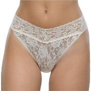 Hanky Panky Trosor 2P Original Rise Thong Benvit nylon One Size Dam