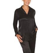 Lady Avenue Pure Silk Basic Pyjamas Svart silke X-Small Dam