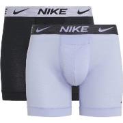 Nike Kalsonger 6P Dri-Fit ReLuxe Boxer Brief Lila/Svart Large Herr