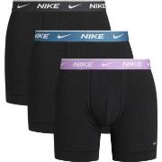 Nike Kalsonger 6P Everyday Cotton Boxer Svart/Rosa bomull Medium Herr